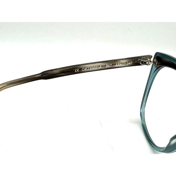 RES/REI Handmade in Italy Eyeglass Frame Large Modest Cat Eye Shape w/ C… main image 4
